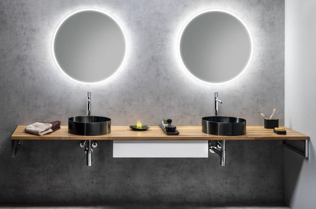 VISO okrągłe lustro z oświetleniem LED, ø 80cm