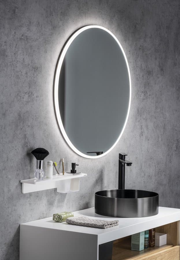 VISO okrągłe lustro z oświetleniem LED, ø 80cm
