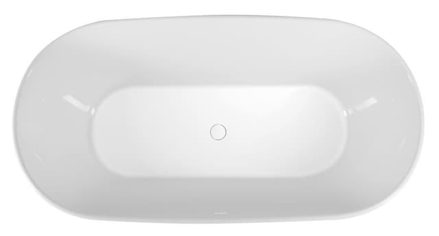 DELONIX wanna wolnostojąca, kompozyt, 170x84x61,5cm, biały