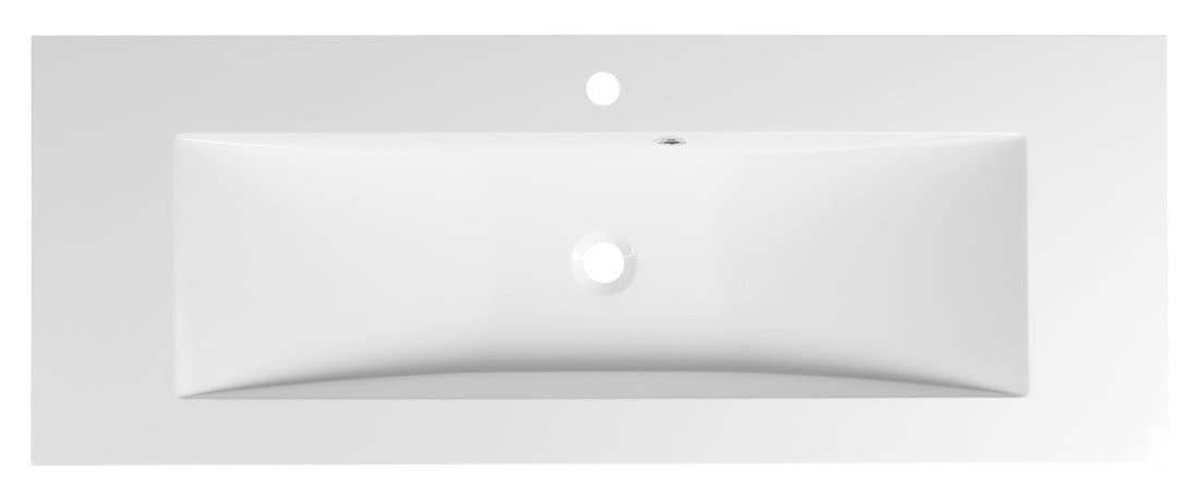 YUKON umywalka kompozytowa 120x45cm, biały