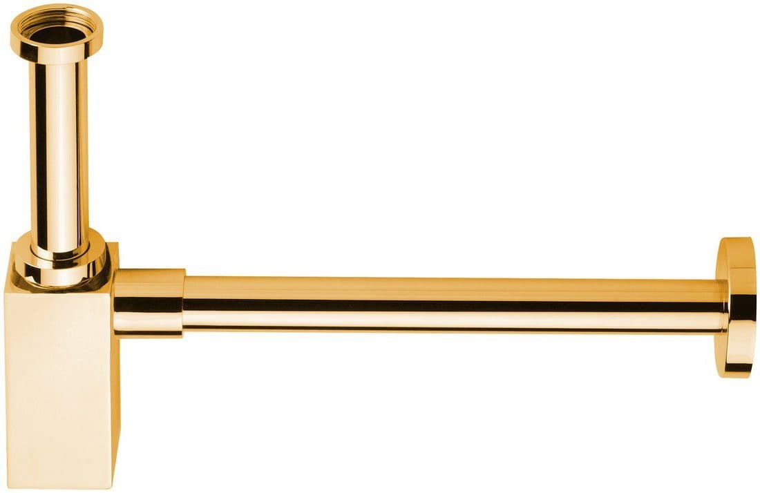 Syfon umywalkowy 5/4&quot;, odpływ 32 mm, złoto