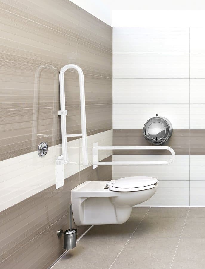 HANDICAP poręcz wspierająca typ U 813mm, biały