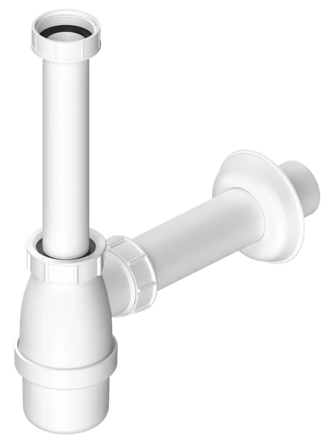 Syfon umywalkowy 5/4&quot;, DN40, biały