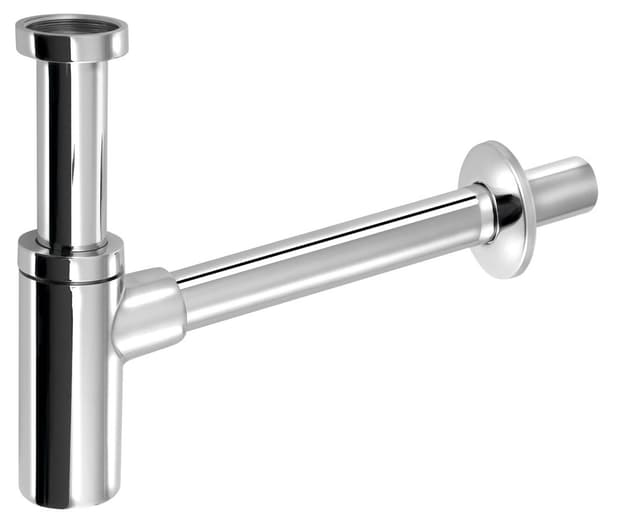 Syfon umywalkowy 5/4&quot;, DN32, okrągły, chrom