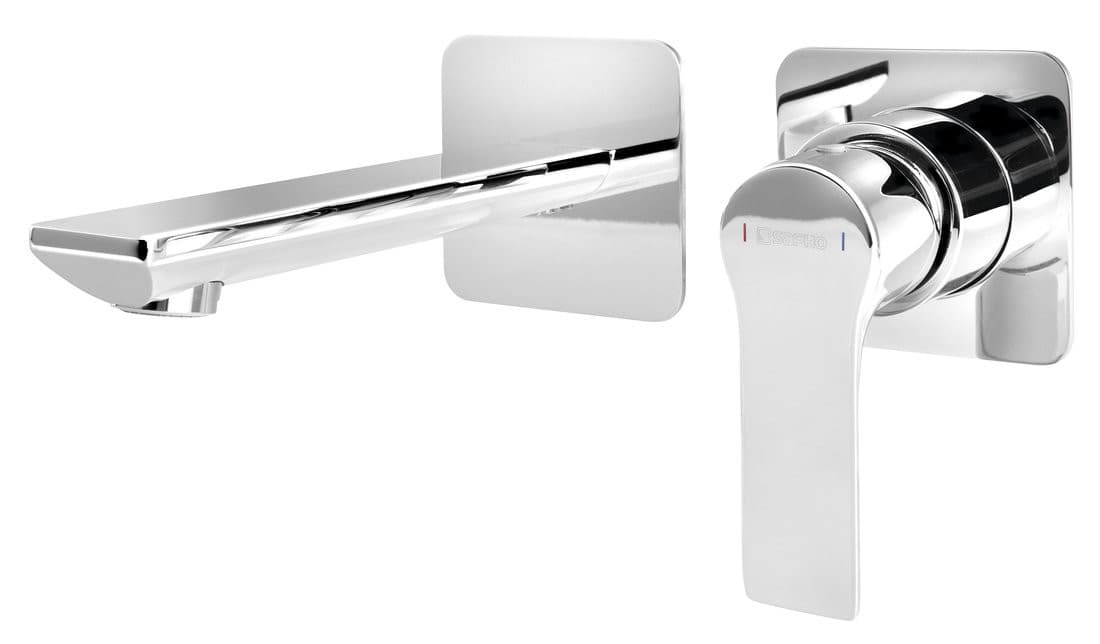 PAX bateria umywalkowa podtynkowa, chrom