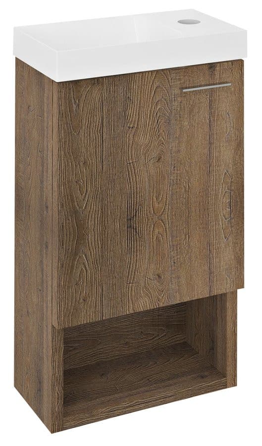 LATUS XI szafka umywalkowa 30x53x16,5cm, dąb Sherwood