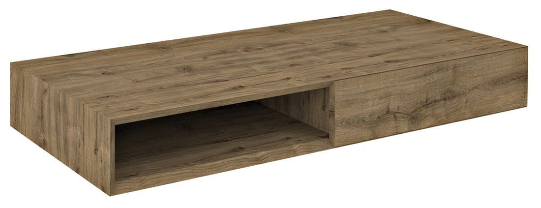 MORIAN szafka umywalkowa 100x14x48cm, dąb, prawa