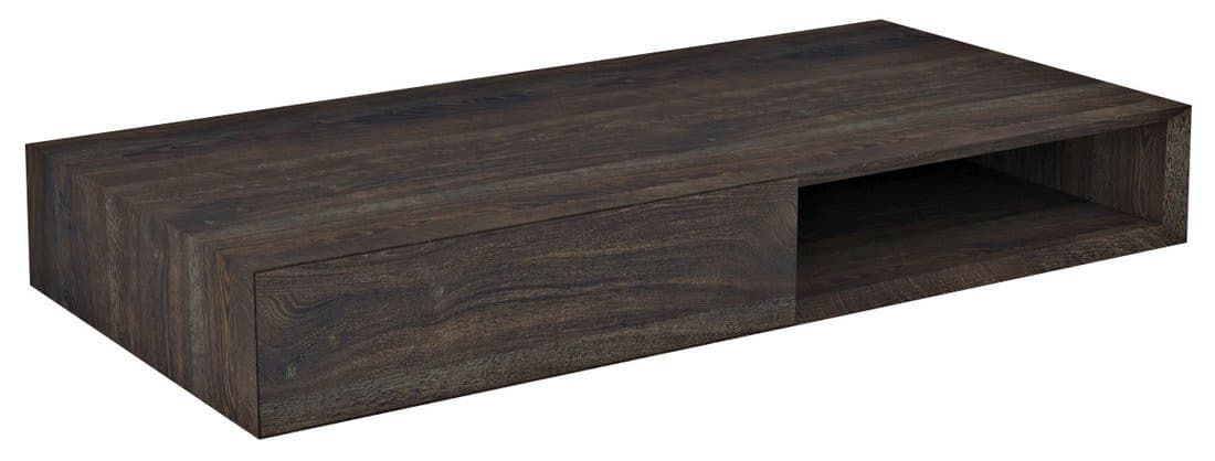 MORIAN szafka umywalkowa 100x14x48cm, dąb czarny, lewa