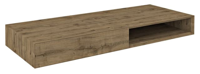MORIAN szafka umywalkowa 120x14x48cm, dąb, lewa