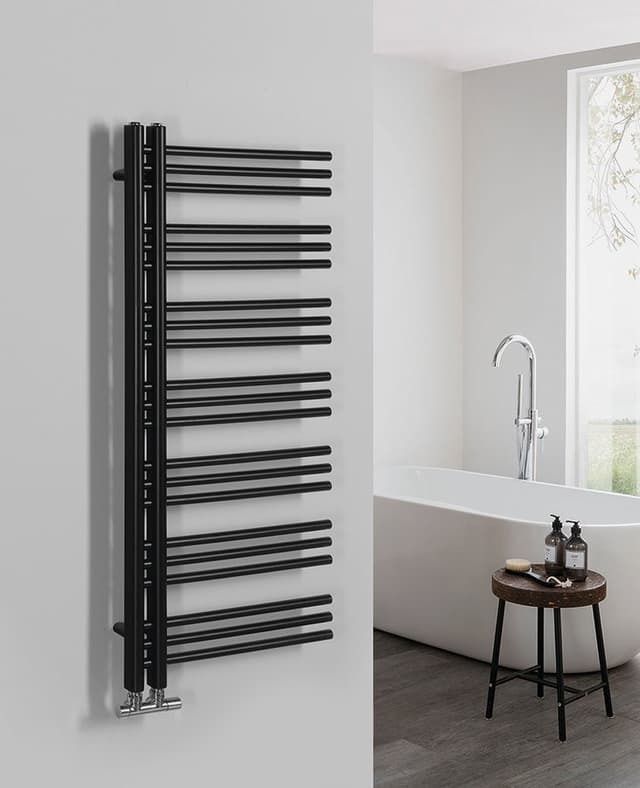 DORLION grzejnik łazienkowy 500x1200mm, czarny mat