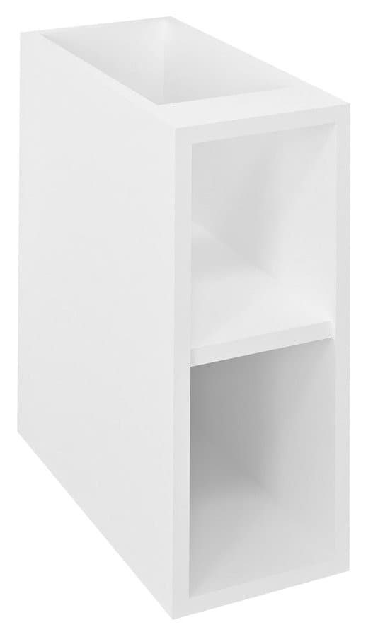 ODETTA szafka wisząca dolna 20x50x43,5cm, biały połysk