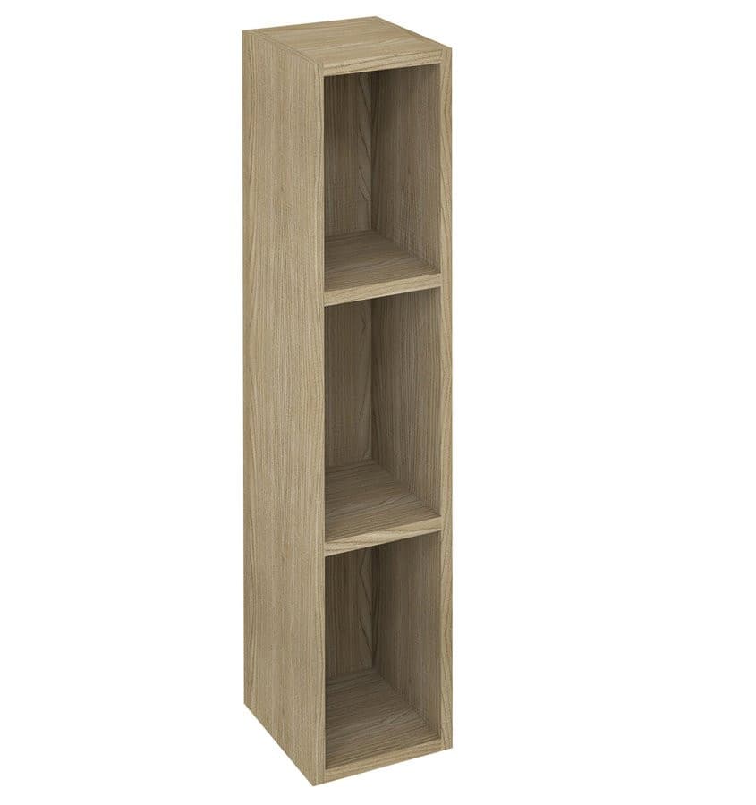 ESPACE szafka otwarta z półkami, 20x94x22cm, wiąz Bardini