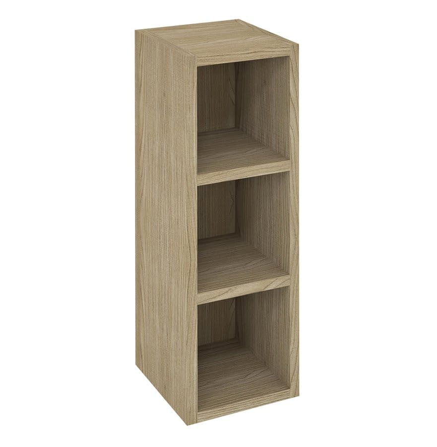 ESPACE szafka otwarta z półkami, 20x60x22cm, wiąz Bardini