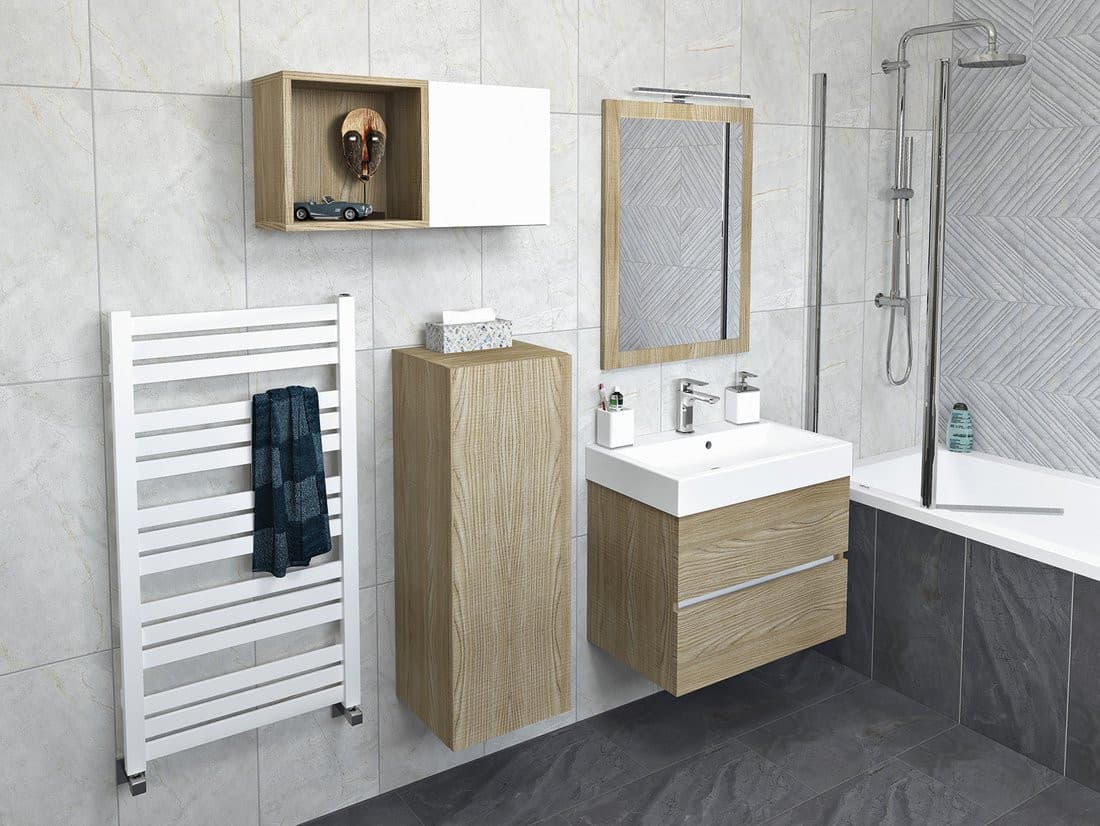 ESPACE szafka 35x35x22cm, 1 drzwi, lewa/prawa, biała mat