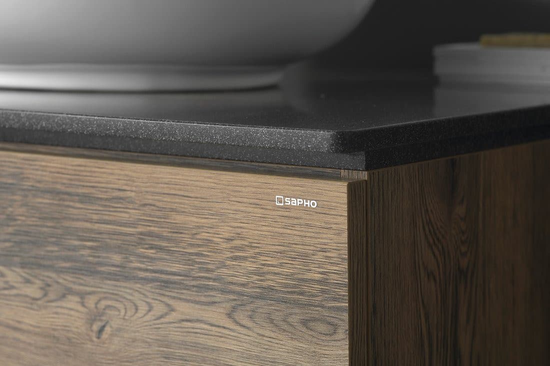 TREOS blat 966x513 mm, Rockstone, biały mat