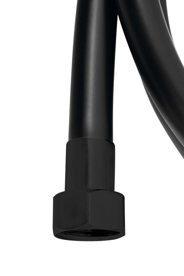 SOFTLEX wąż prysznicowy¨plastikowy, 200cm, czarny mat