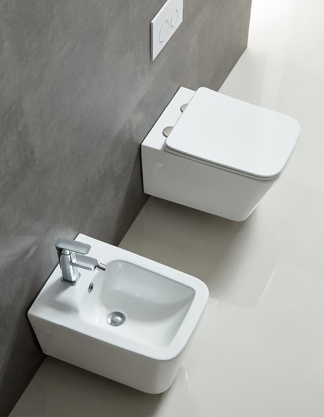 PORTO WC wiszące, Rimless, 36x52cm, biały
