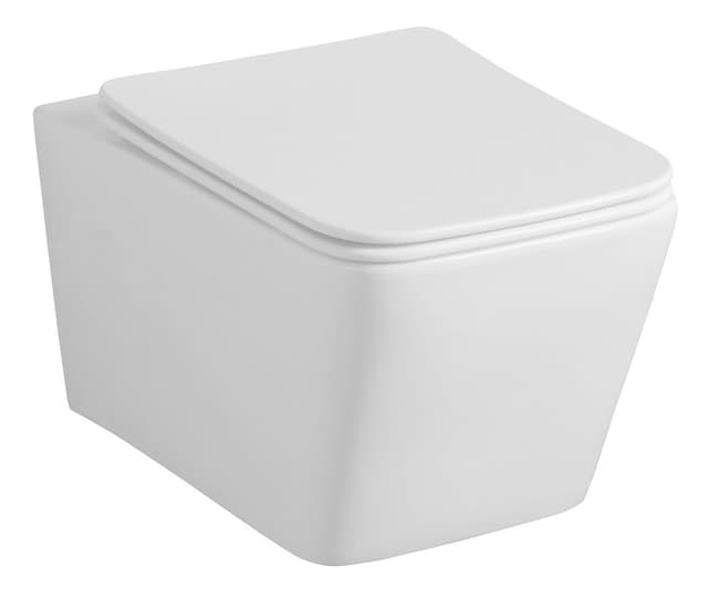 PORTO WC wiszące, Rimless, 36x52cm, biały