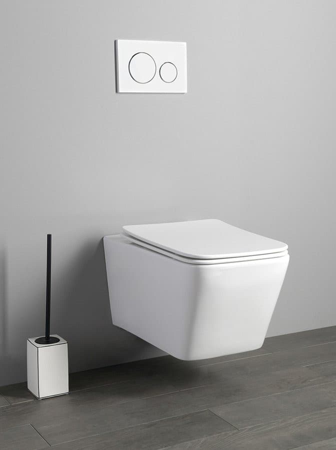 PORTO WC wiszące, Rimless, 36x52cm, biały