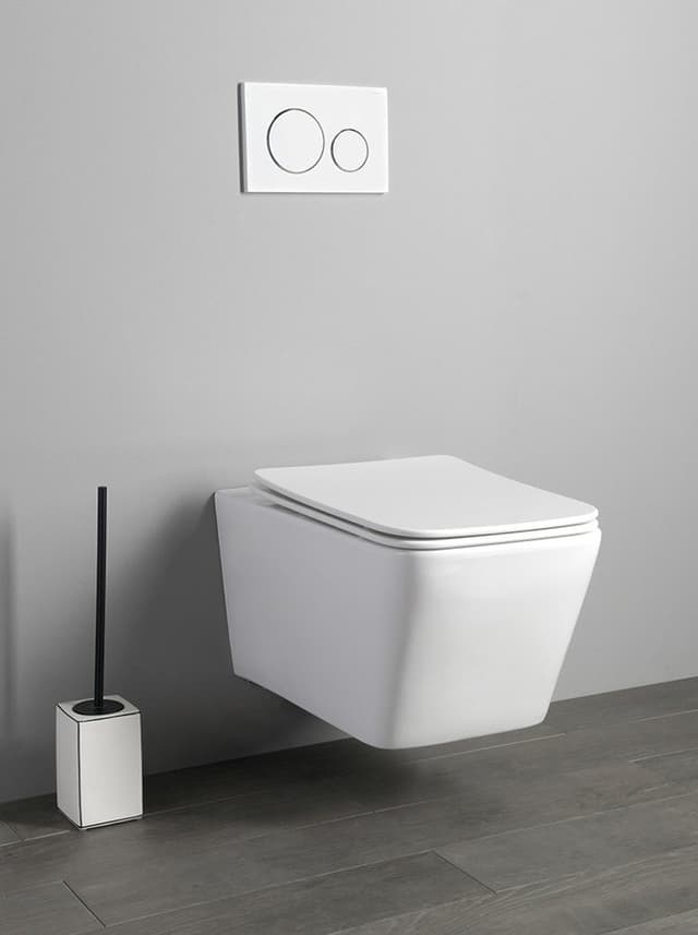 PORTO WC wiszące, Rimless, 36x52cm, biały