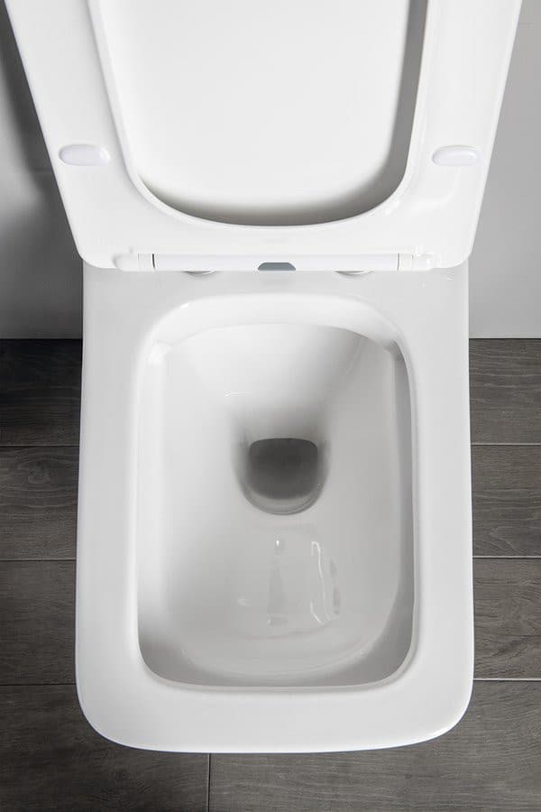 PORTO WC wiszące, Rimless, 36x52cm, biały