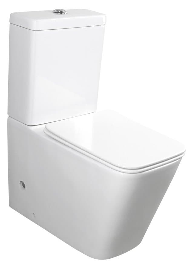 PORTO RIMLESS kompakt WC, odpływ poziomy/pionowy, biały
