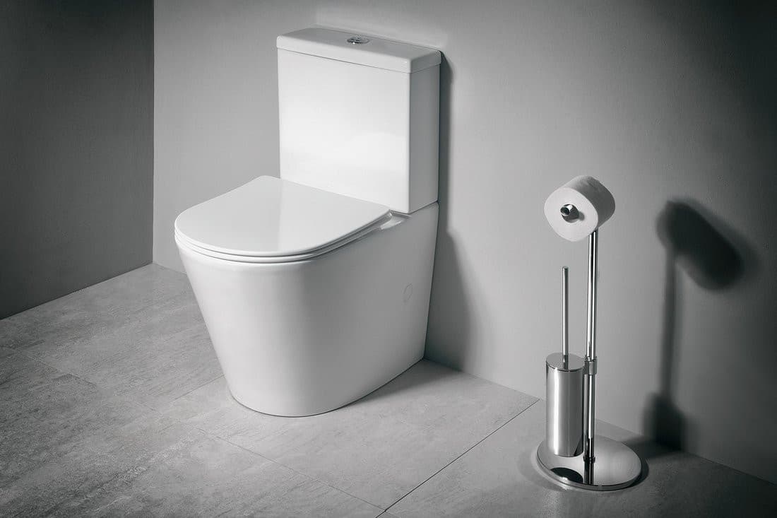 PACO RIMLESS kompakt WC, odpływ pionowy/poziomy, biały