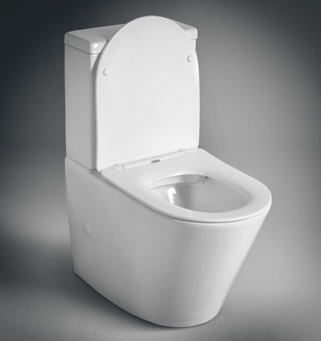 PACO RIMLESS kompakt WC, odpływ pionowy/poziomy, biały