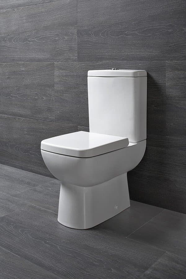 TYANA SHORT kompakt WC, odpływ poziomy, biały