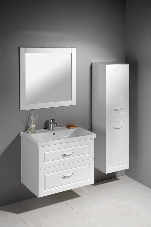 FAVOLO szafka umywalkowa 86,5x60x44,6cm, biały mat