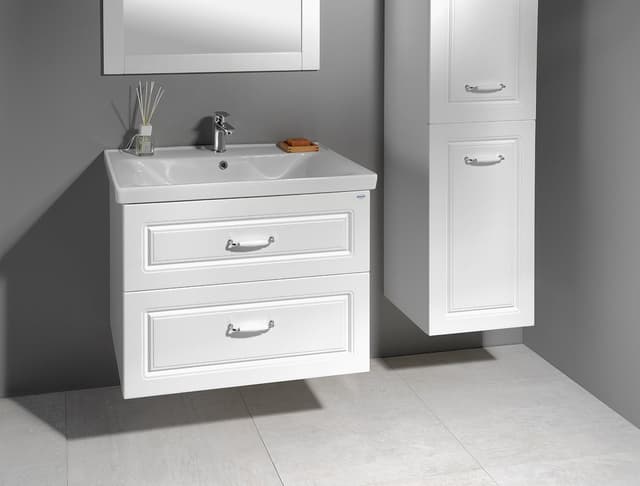 FAVOLO szafka umywalkowa 86,5x60x44,6cm, biały mat