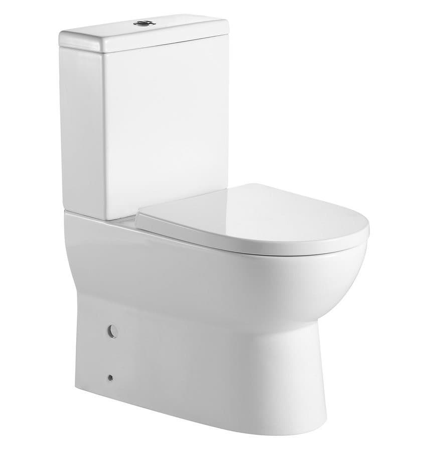 JALTA kompakt WC, Rimless, pionowy/poziomy odpływ, biały