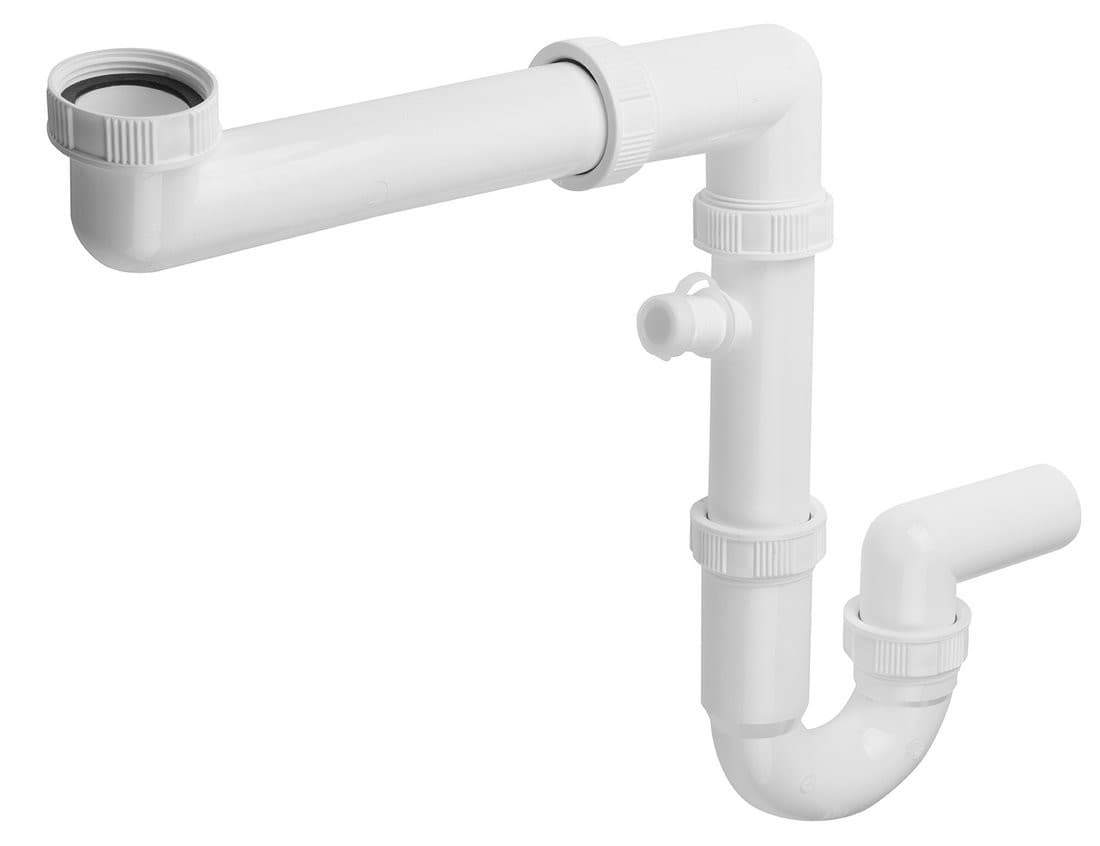 Syfon zlewozmywakowy 6/4&quot;, DN40, biały