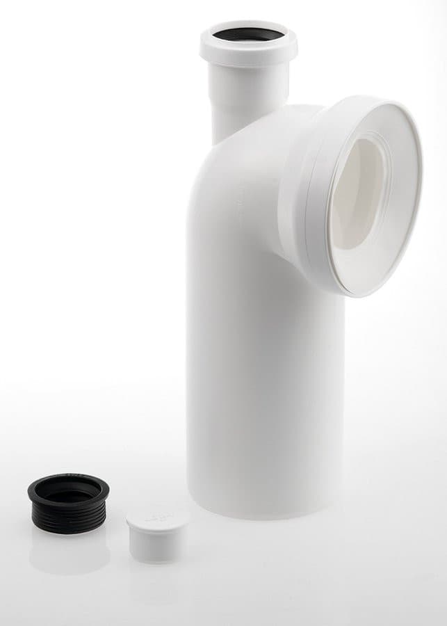 Kolano WC  90, z odpowietrzeniem, 110mm