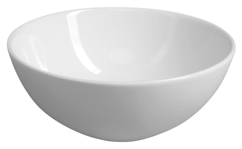 ASTER umywalka ceramiczna nablatowa Ø 28cm, biały