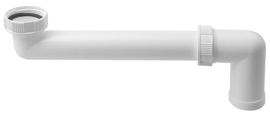 Przedłużka syfonu zlewozmywaka 6/4&quot;, biała