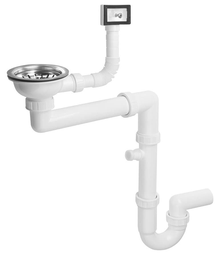 Syfon zlewozmywakowy 6/4&quot;, DN40, biały