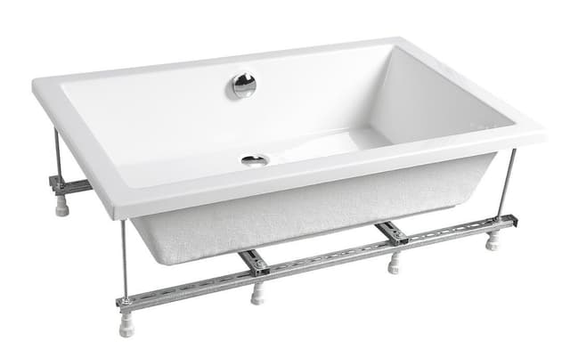 DEEP brodzik prysznicowy ze stelażem 150x75x26cm, biały