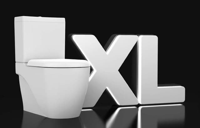 GRANDE kompakt WC XL, odpływ poziomy/pionowy, biały