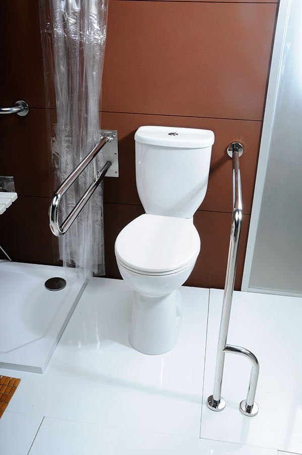 HANDICAP kompakt WC wysoki 36,3x67,2cm, odpływ pionowy