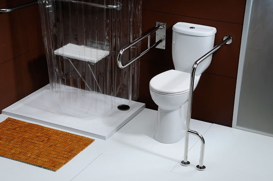 HANDICAP kompakt WC wysoki 36,3x67,2cm, odpływ pionowy