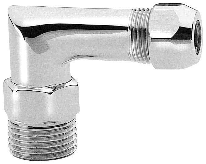 Kolanko przyłączeniowe M1/2&quot;x10, chrom