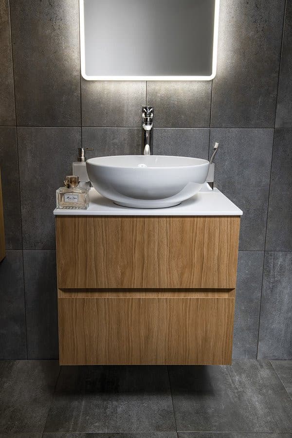 Blat Rockstone 680x12x445mm, biały mat