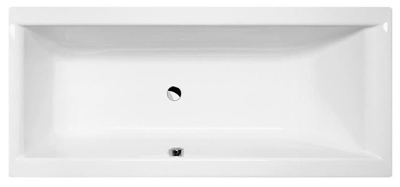 CLEO SLIM wanna prostokątna 180x80x48cm, biała
