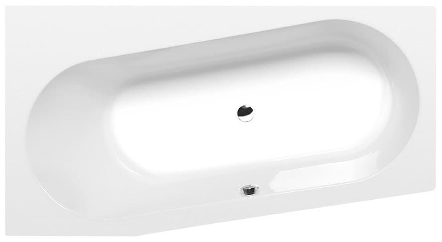 ASTRA WL SLIM wanna asymetryczna 165x90x48cm, biała
