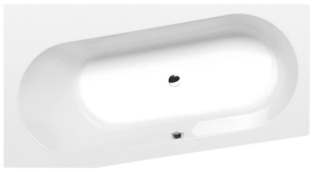 ASTRA WL SLIM wanna asymetryczna 165x90x48cm, biała