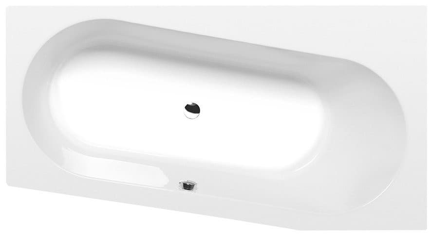 ASTRA WR SLIM wanna asymetryczna 165x90x48cm, biała