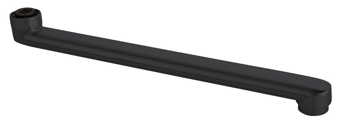 Wylewka, 320mm, płaska, czarny mat