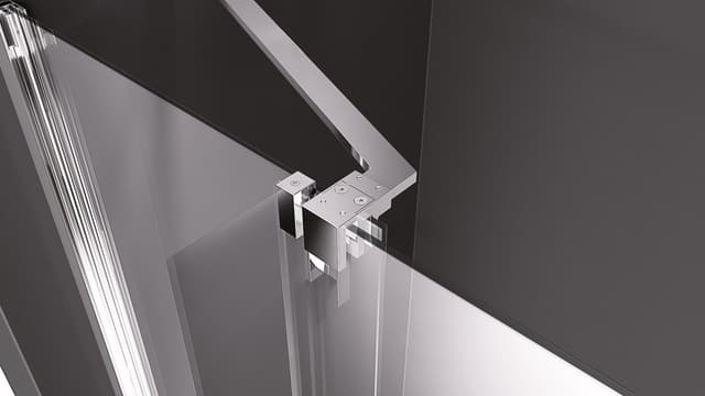 MODULAR SHOWER ścianka z wysuwanym panelem 1000 mm