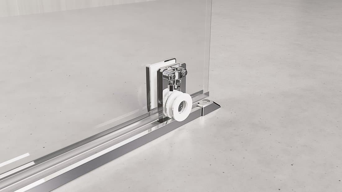 MODULAR SHOWER ścianka z wysuwanym panelem 1000 mm